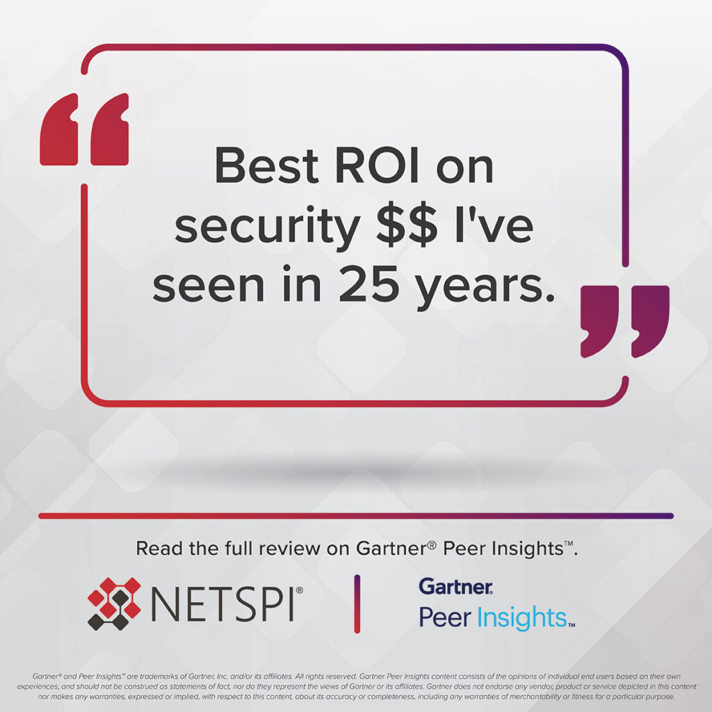 Best ROI on security $$ I've seen in 25 years.